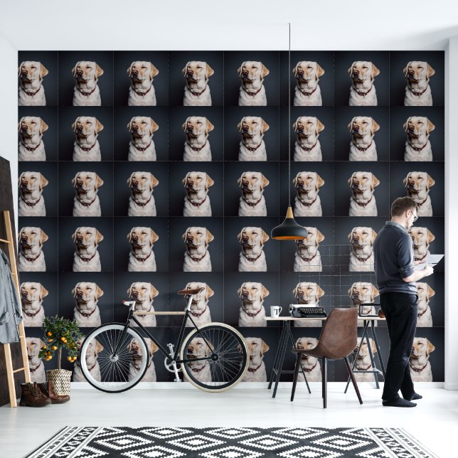 Upload uw foto of logo behang (Woonkamer)