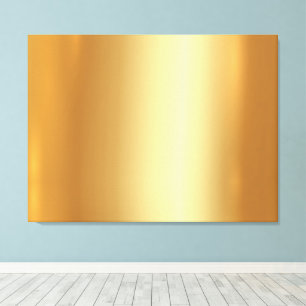 Upload uw foto op Elegante Gouden Achtergrond Luxe Canvas Afdruk