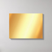 Upload uw foto op horizontale gouden achtergrond canvas afdruk (Voorkant)