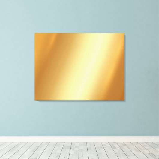 Upload Uw Foto Op Luxe Gouden Achtergrond Canvas Afdruk (Insitu (Houten vloer))