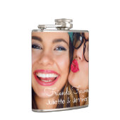 Upload uw foto | personaliseren met namen, data heupfles (Rechts)