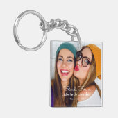 Upload uw foto | personaliseren met namen, data sleutelhanger (Voorkant Links)