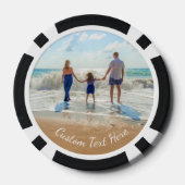 Upload Uw Foto Pokerfiches Geschenk Aangepaste Tek Poker Chips (Achterkant)