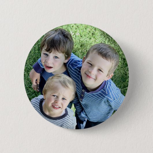 Upload uw foto ronde button 5,7 cm (Voorkant)