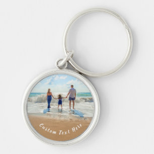 Upload Uw Foto Sleutelhanger Geschenk Aangepaste T