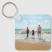 Upload Uw Foto Sleutelhanger Persoonlijke Cadeau (Voorkant)