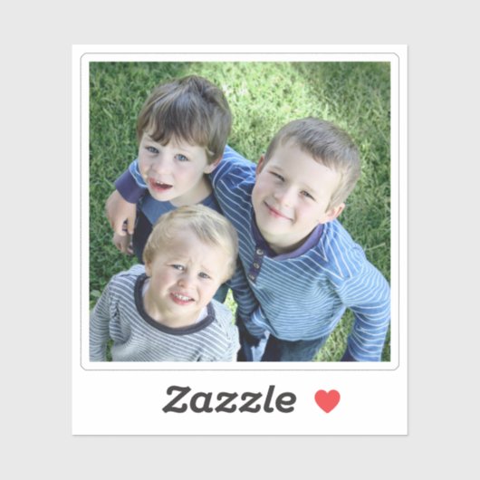 Upload uw foto sticker (Vel)