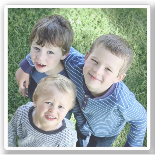 Upload uw foto sticker (Voorkant)