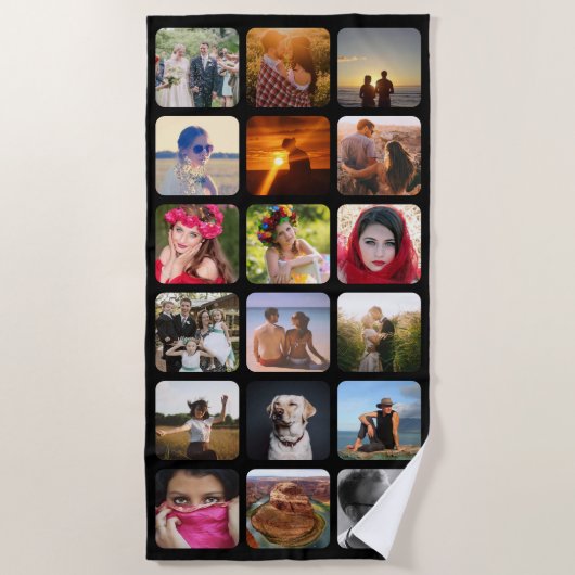 Upload uw foto strandlaken (Voorkant)