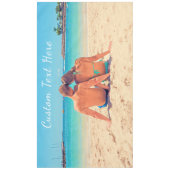 Upload Uw Foto Tafelkleed Cadeau met Aangepaste Te (Voorkant)