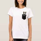 Upload Uw Foto van het Pet en de Naam van het Pet  T-shirt (Voorkant)