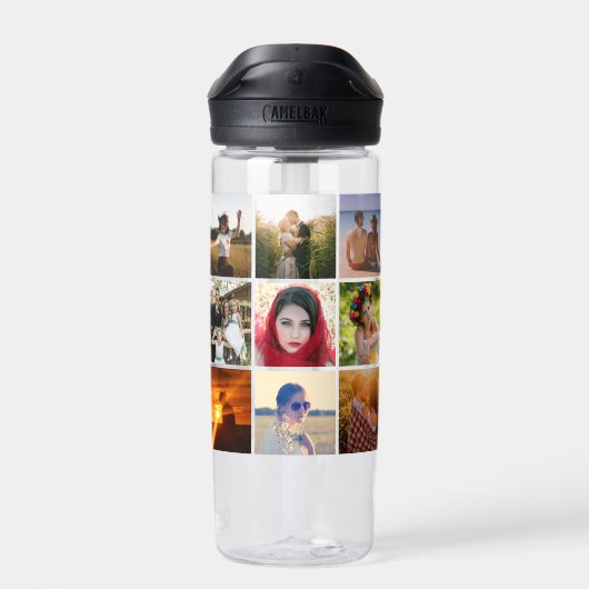 Upload uw foto waterfles (Achterkant)