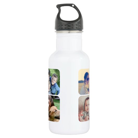 Upload uw foto waterfles  (Achterkant)