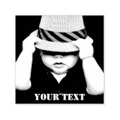 Upload uw foto  zelfinktende stempel (Design)