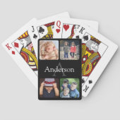 Upload uw fotonaam en monogram pokerkaarten (Achterkant)