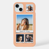 Upload uw foto's Peach Slim iPhone Hoesje (Achterkant)