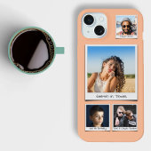 Upload uw foto's Peach Slim iPhone Hoesje