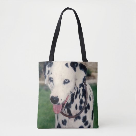 Upload uw huisdier foto - Dalmatische Hond Custom Tote Bag (Voorkant)
