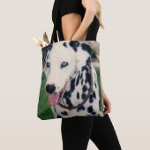 Upload uw huisdier foto - Dalmatische Hond Custom Tote Bag (Dichtbij)