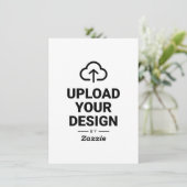 Upload Uw Kunstwerk Menu (Staand voorkant)