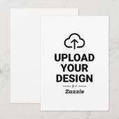 Upload Uw Kunstwerk Menu (Voorkant / Achterkant)