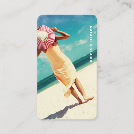 Upload uw kunstwerk met QR Code Creative Designer Visitekaartje (Voorkant)