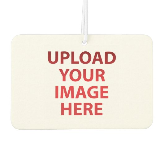 Upload Uw liefdes Afbeelding Foto Logo Luchtverfrisser (Achterkant)