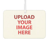 Upload Uw liefdes Afbeelding Foto Logo Luchtverfrisser (Voorkant)