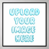 Upload Uw liefdes Afbeelding Foto Logo Poster (Voorkant)