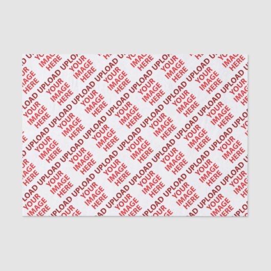 Upload uw liefdes afbeelding tissuepapier (Voorkant)