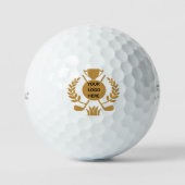 Upload uw logo Aangepaste bedrijfs promotie Golfballen (Voorkant)