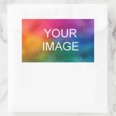 Upload Uw Logo Bedrijfs van het Afbeelding van de Rechthoekige Sticker (Tas)
