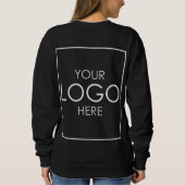 Upload uw Logo Business Merch Company Crewneck Trui (Achterkant)