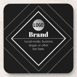Upload uw logo en aanpasbaar tekstontwerp bier onderzetter