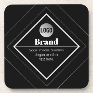 Upload uw logo en aanpasbaar tekstontwerp bier onderzetter
