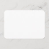 Upload uw logo en aanpasbaar tekstontwerp informatiekaartje (Achterkant)
