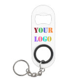 Upload uw logo en QR-code merkpromotie Mini Flessenopener (Voorkant)