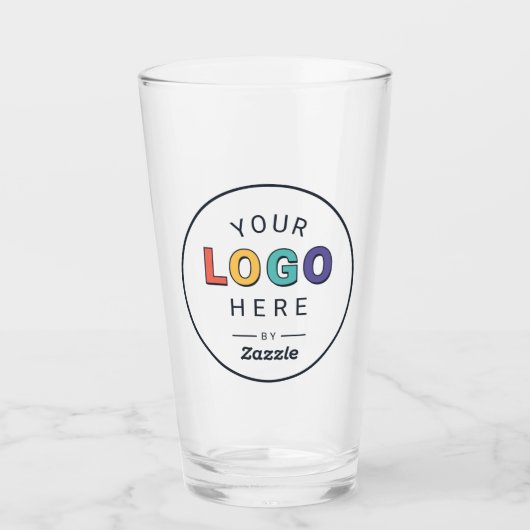 Upload uw logo glas (Voorkant)