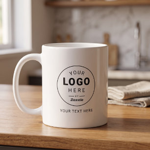 Upload uw logo koffiemok
