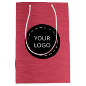 Upload uw logo medium cadeauzakje (Voorkant)