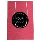 Upload uw logo medium cadeauzakje (Achterkant)