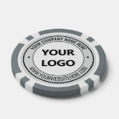 Upload uw logo Merk pokerchips Voeg tekstinfo toe (Enkel)