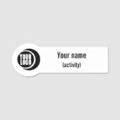 Upload uw logo naamplaatje (Voorkant)