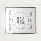 Upload uw Logo naar Verticaal Extra Grote Achtergr Wandkleed (Voorkant (horizontaal))