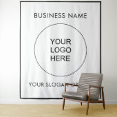 Upload uw Logo naar Verticaal Extra Grote Achtergr Wandkleed (In situ)