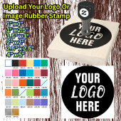 Upload uw Logo of Afbeelding Rubberstempel