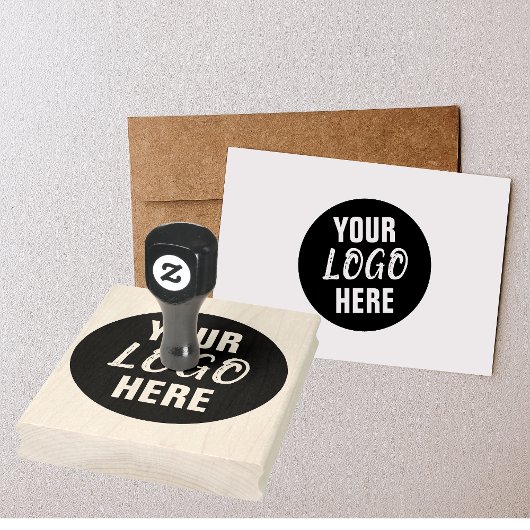 Upload uw Logo of Afbeelding Rubberstempel