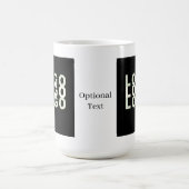 Upload uw Logo of Foto met optionele tekstkoffie Koffiemok (Center)