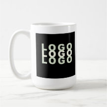 Upload uw Logo of Foto met optionele tekstkoffie