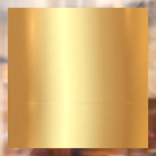 Upload uw logo QR-code tekst gouden blanco sjabloo Raamsticker